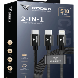 Roden 2 IN 1 Charging Cable 1.2M