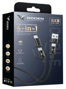 Magnetic 4-IN-1 Data Cable