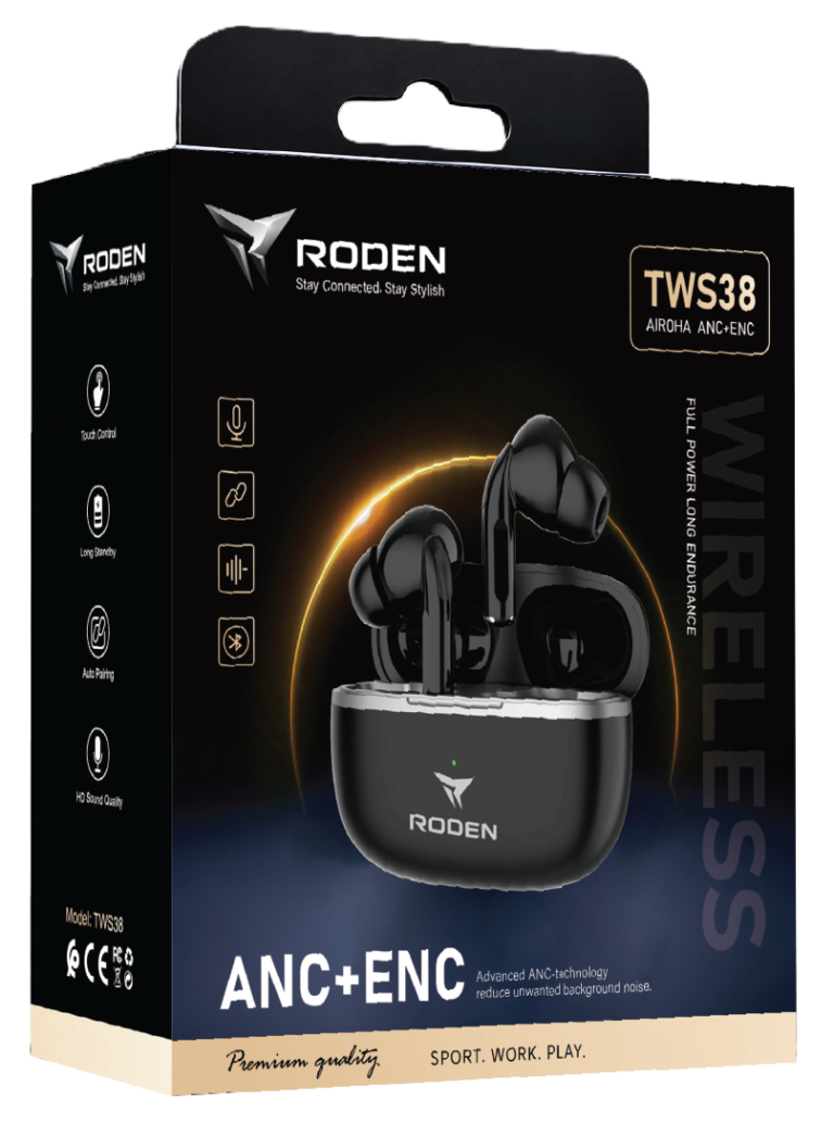RODEN TRUE WIRELESS STEREO EARBUDS