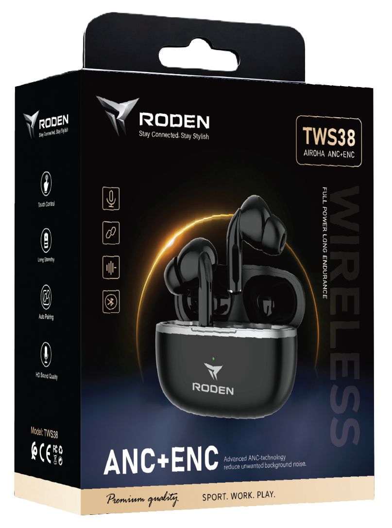 RODEN TRUE WIRELESS STEREO EARBUDS